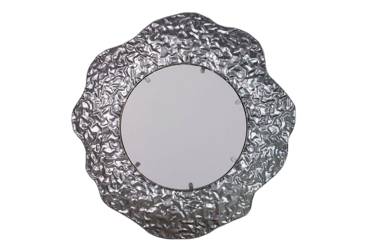 ESPEJO METAL PLATEADO 71x4x74 CM