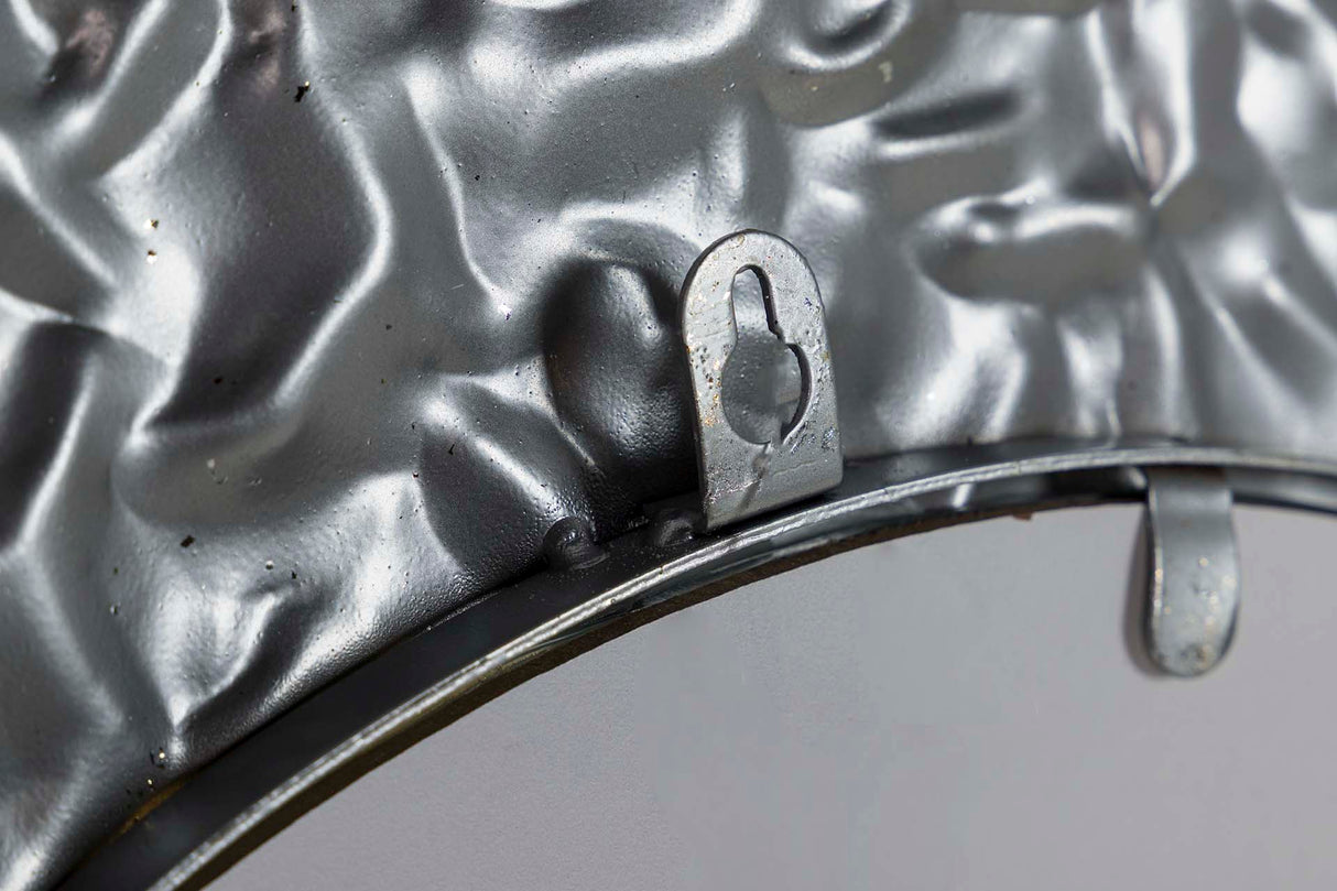 ESPEJO METAL PLATEADO 71x4x74 CM