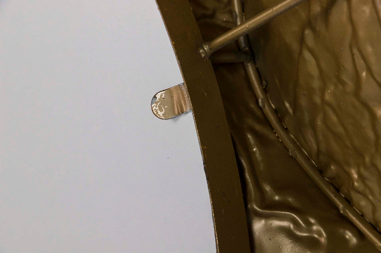 ESPEJO METAL DORADO 104x7x104 CM