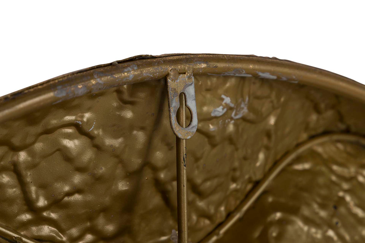 ESPEJO METAL DORADO 104x7x104 CM