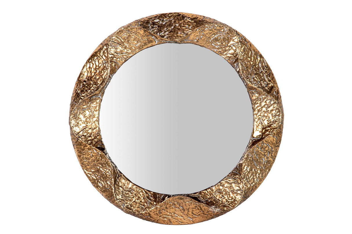 ESPEJO METAL DORADO 104x7x104 CM