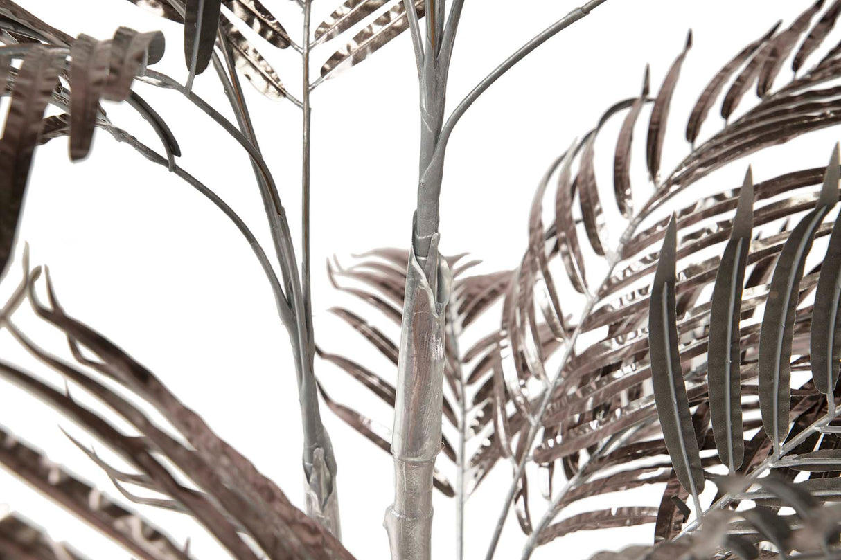 Palme gris avec un pot de 75x45x135 cm