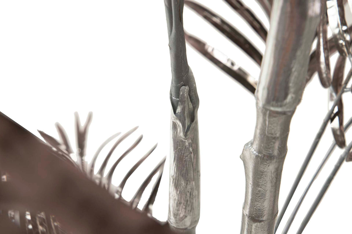 Palme gris avec un pot de 75x45x135 cm