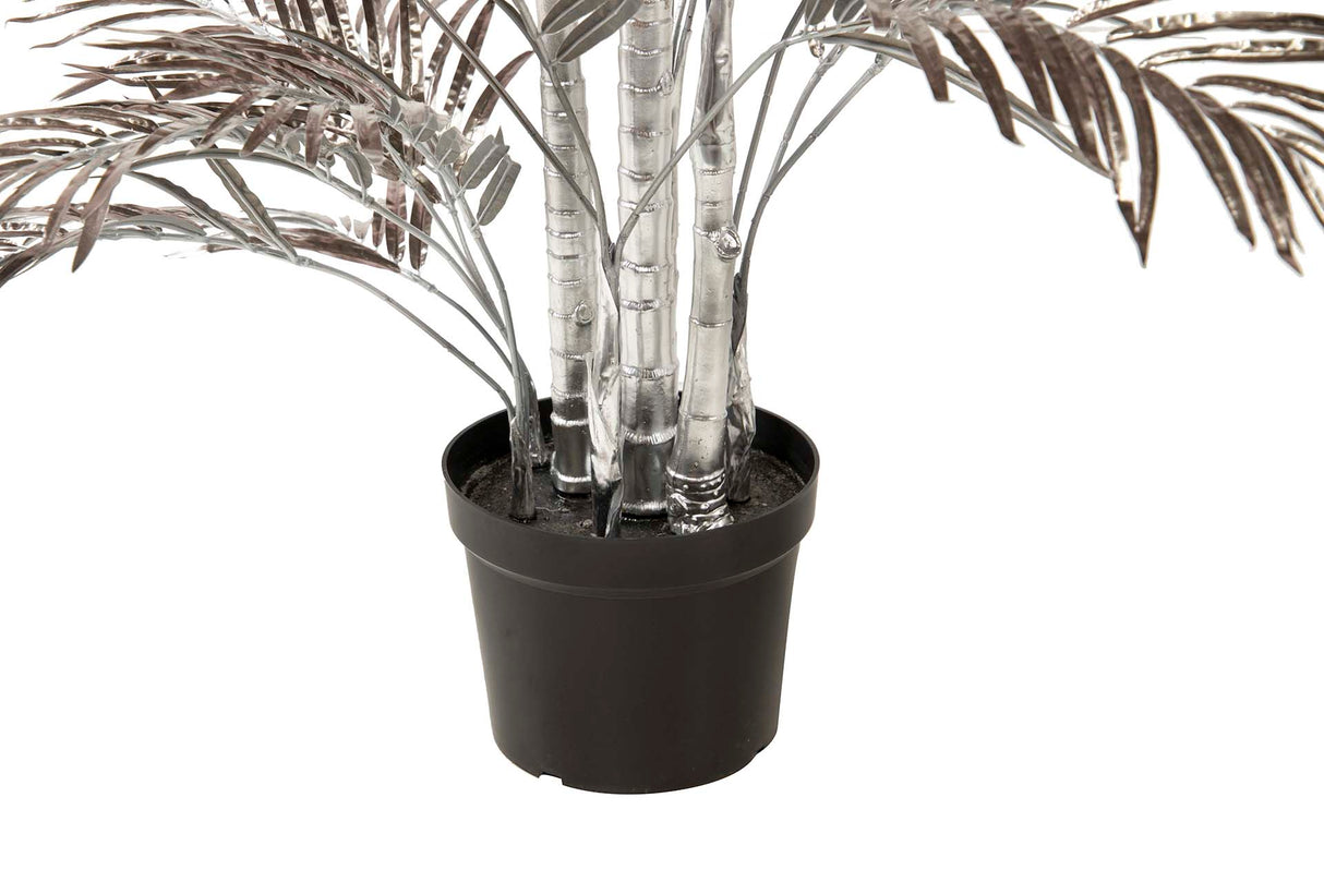 Palme gris avec un pot de 75x45x135 cm