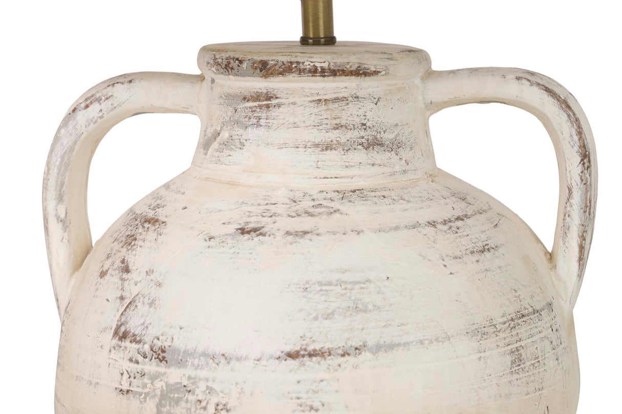 Graue Keramik -Desktop -Lampe 40x40x65 cm