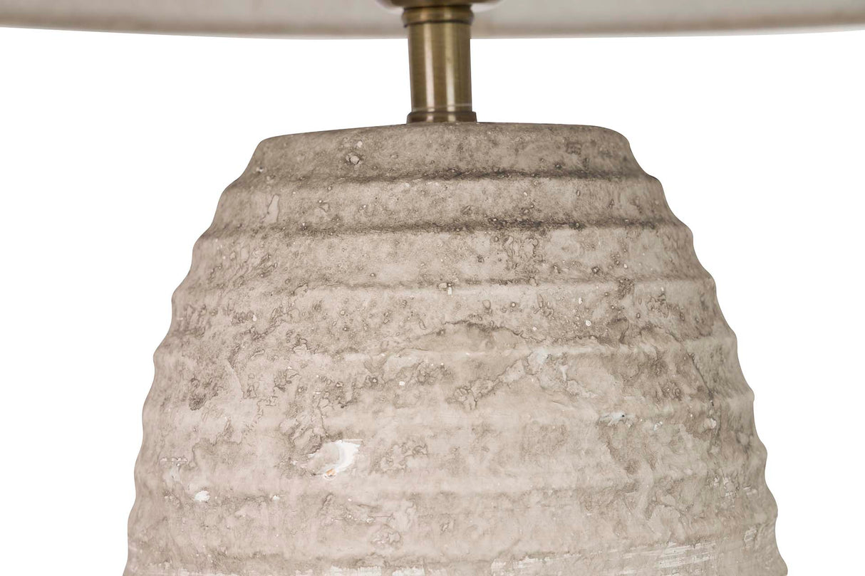 Lampada per gonna in ceramica grigia 40x40x75 cm