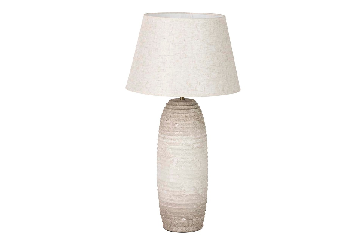 Lampada per gonna in ceramica grigia 40x40x75 cm