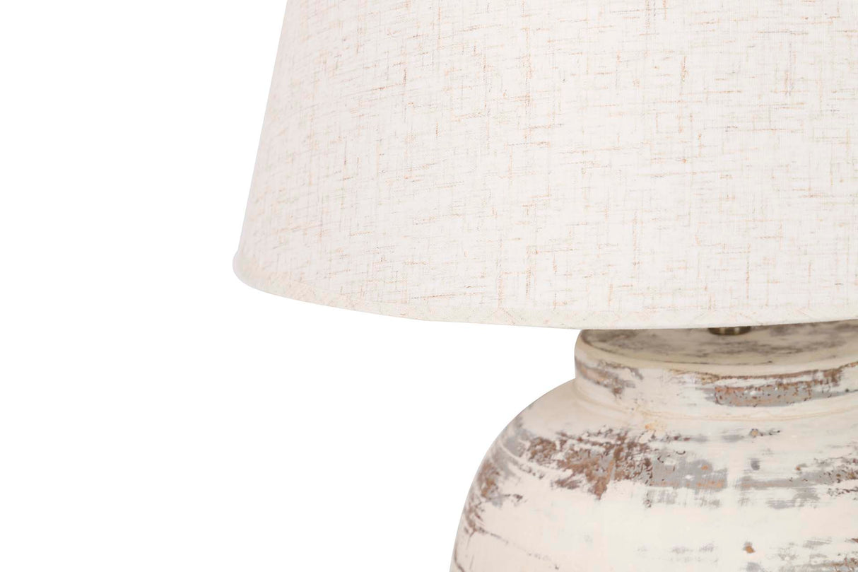 Graue Keramik -Lampe 40x40x68 cm