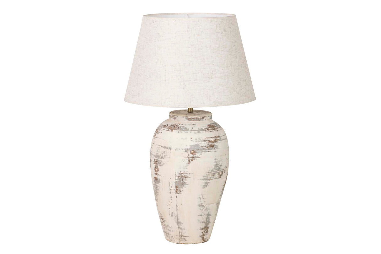 Graue Keramik -Lampe 40x40x68 cm