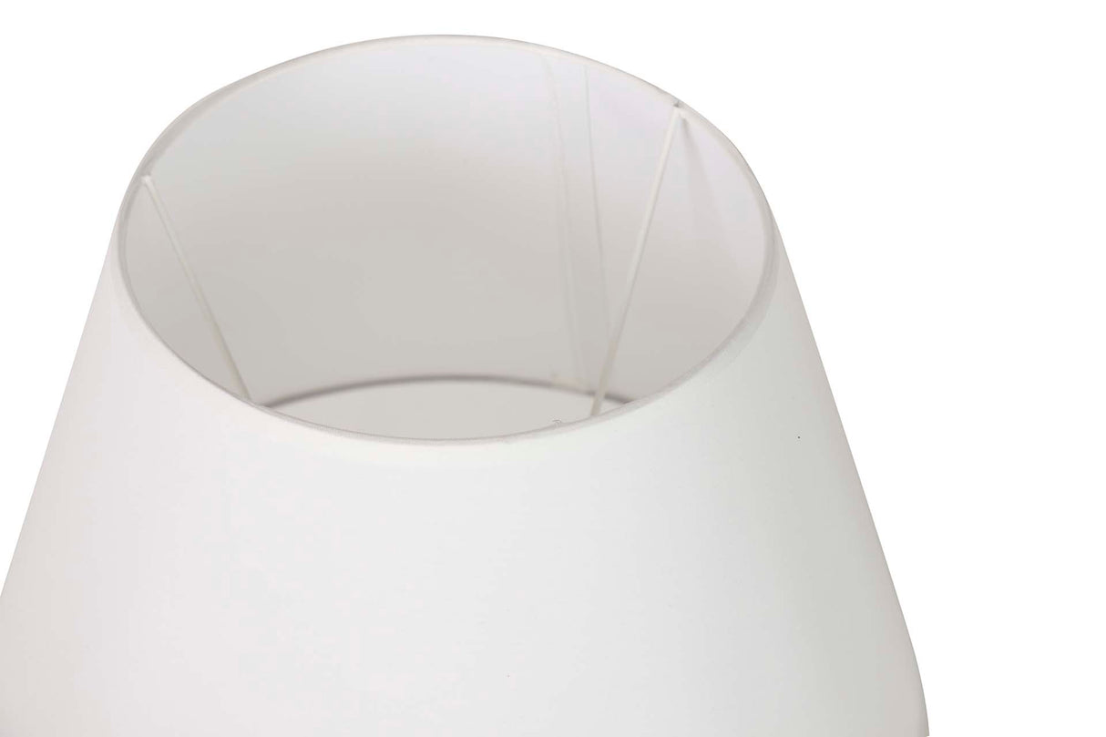 Lampada da scrivania in ceramica bianca 30x30x49 cm