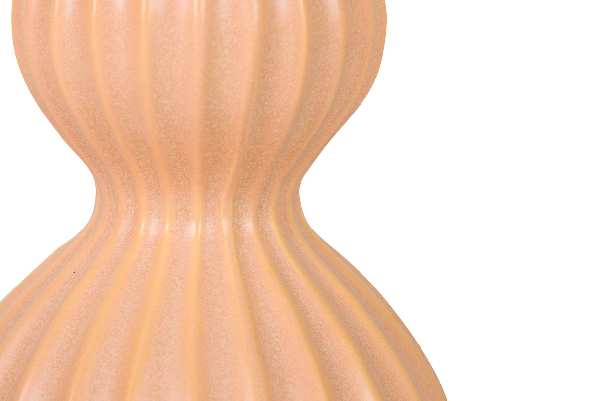 Lampada da scrivania in ceramica arancione 30x30x50 cm