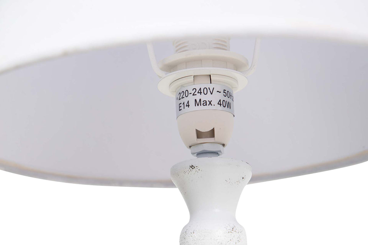 LAMPARA DE SOBREMESA METAL GRIS 23x23x49 CM