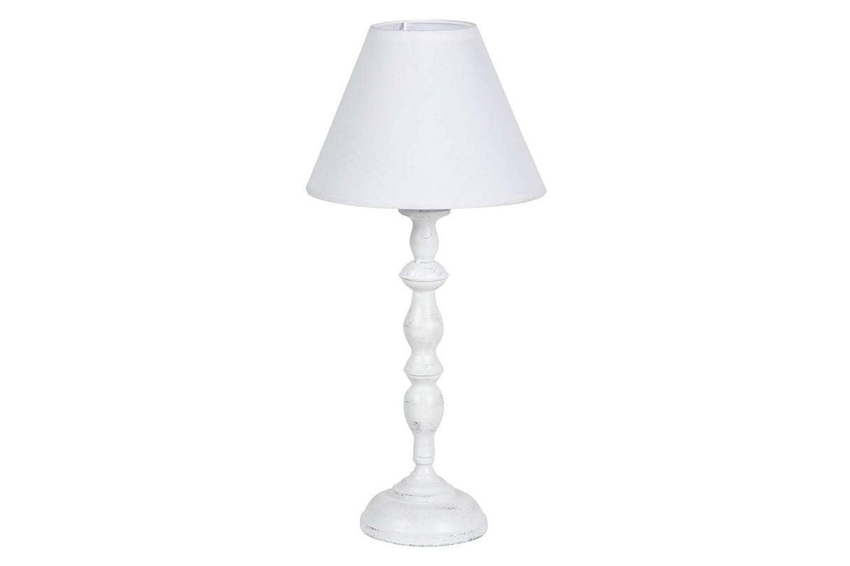 LAMPARA DE SOBREMESA METAL GRIS 23x23x50 CM