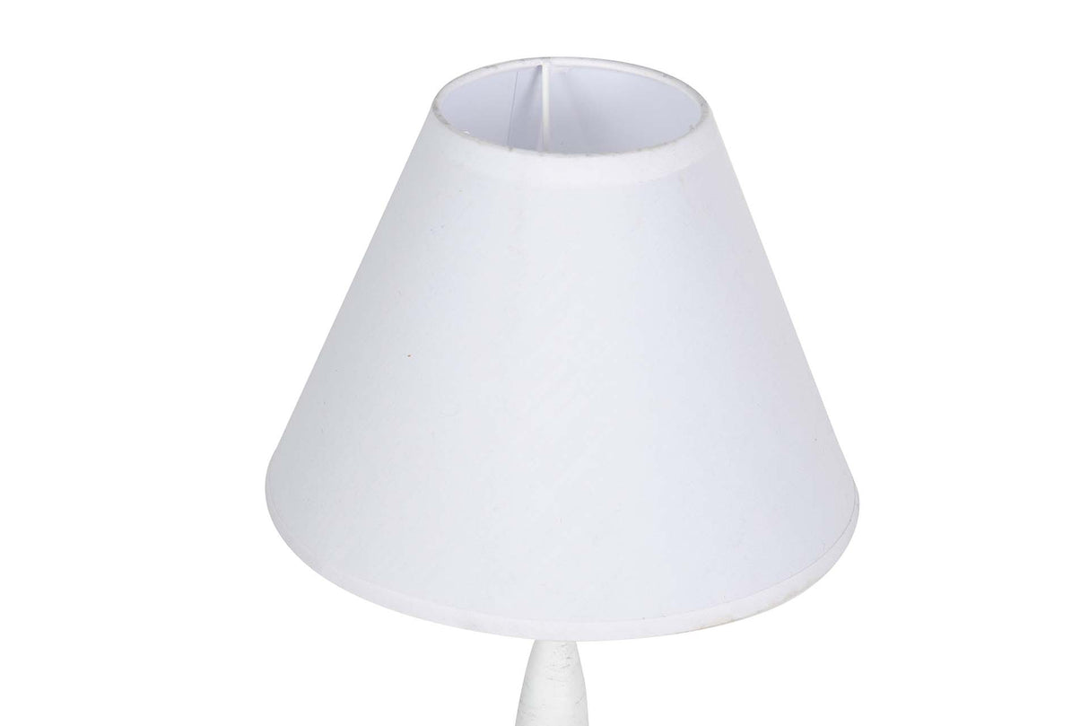 LAMPARA DE SOBREMESA METAL GRIS 23x23x49 CM