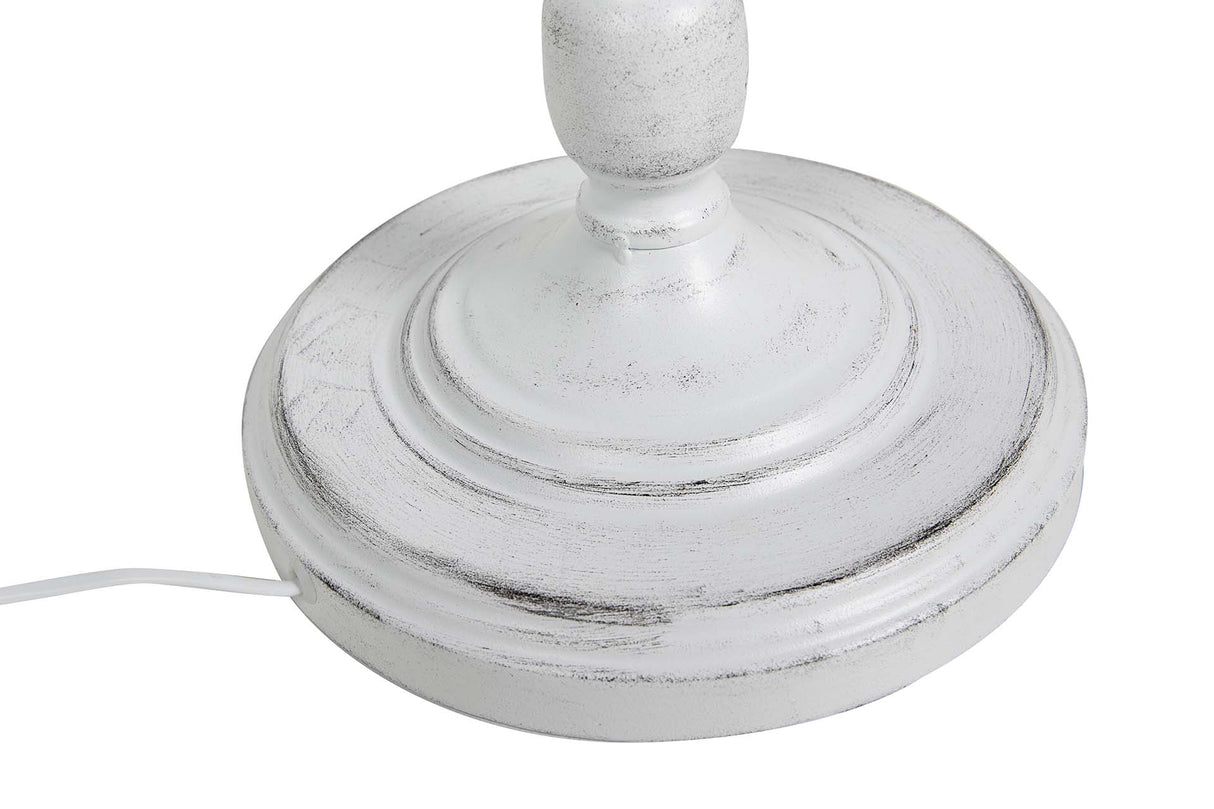 LAMPARA DE PIE METAL GRIS 38x38x155 CM