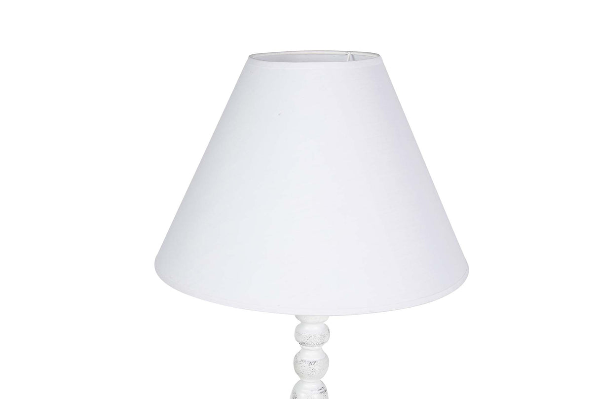 LAMPARA DE PIE METAL GRIS 38x38x155 CM