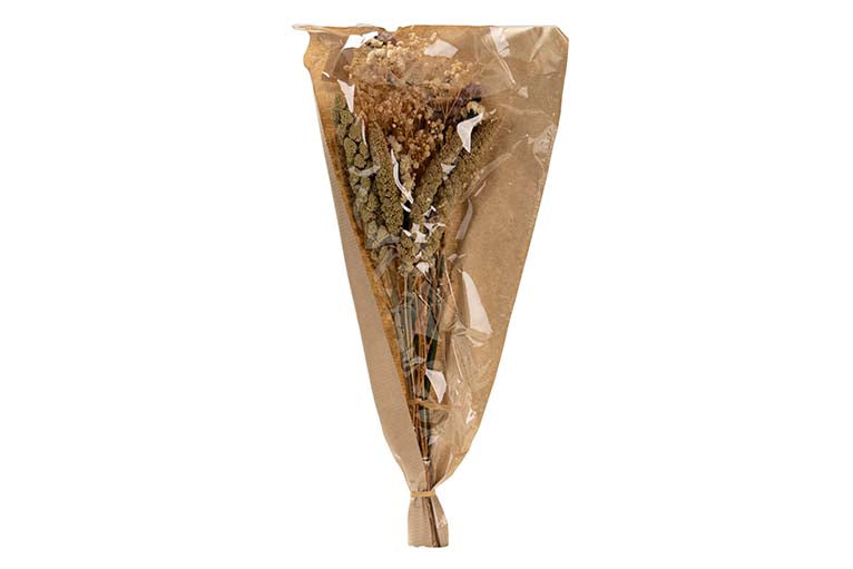 BOUQUET FLORES SILVERESTRES PRESERVADAS 26x15x43CM