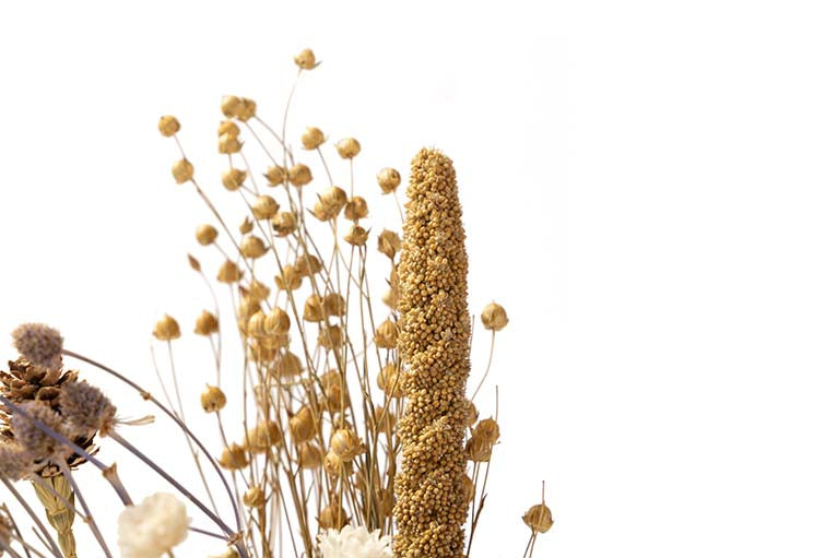 BOUQUET FLORES SILVERESTRES PRESERVADAS 26x15x43CM