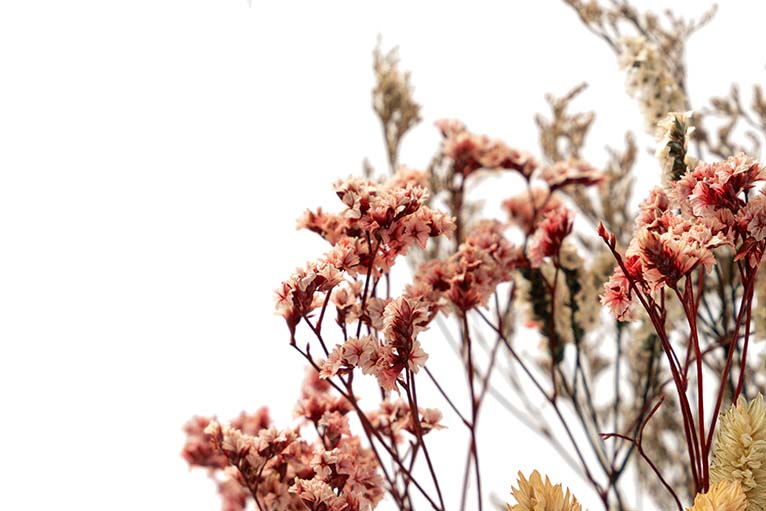 BOUQUET FLORES SILVERESTRES PRESERVADAS 26x15x43CM