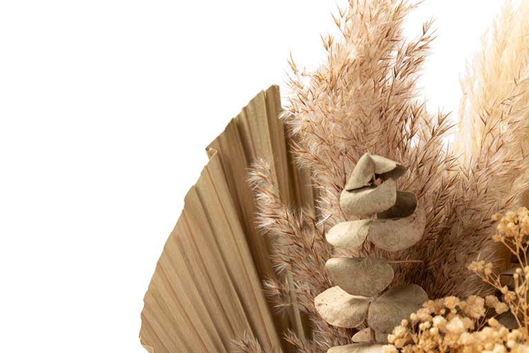 BOUQUET FLORES SILVERESTRES PRESERVADAS 26x15x43CM