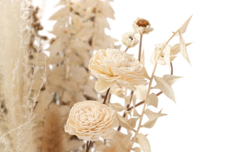 BOUQUET FLORES SILVERESTRES PRESERVADAS 26x15x43CM