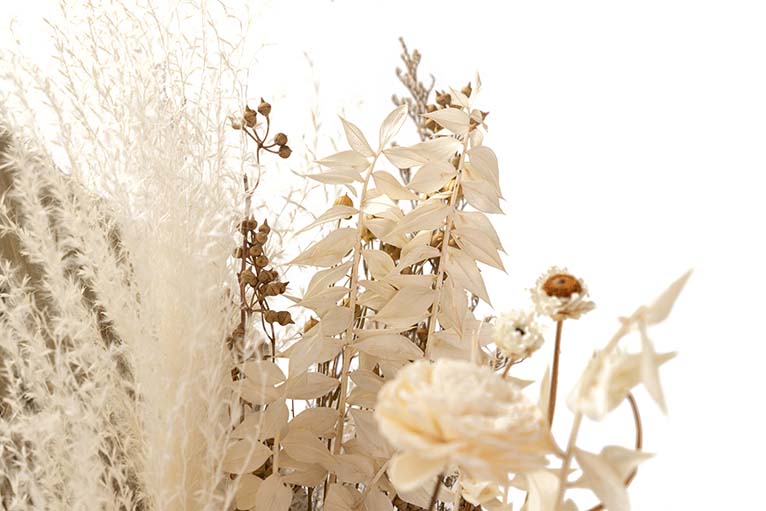 BOUQUET FLORES SILVERESTRES PRESERVADAS 26x15x43CM