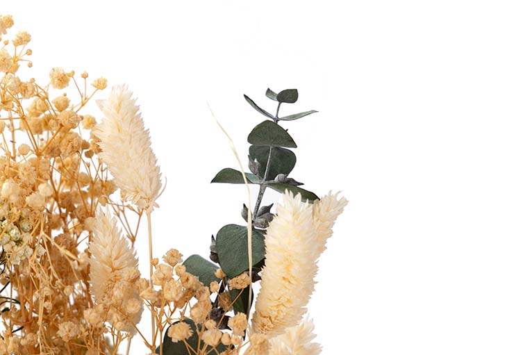 BOUQUET FLORES SILVERESTRES PRESERVADAS 26x15x43CM