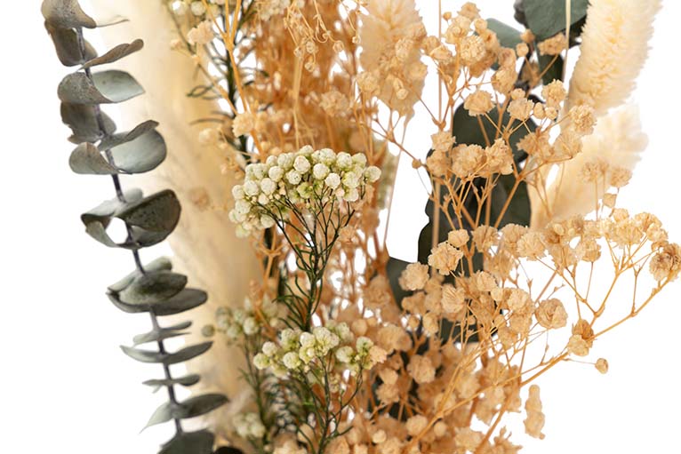 BOUQUET FLORES SILVERESTRES PRESERVADAS 26x15x43CM