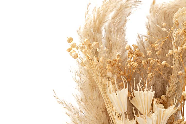 BOUQUET FLORES SILVERESTRES PRESERVADAS 30x14x68CM