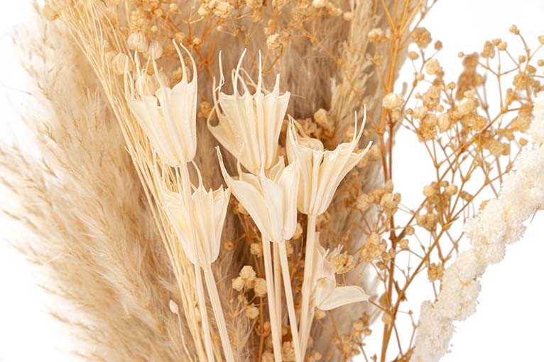 BOUQUET FLORES SILVERESTRES PRESERVADAS 30x14x68CM