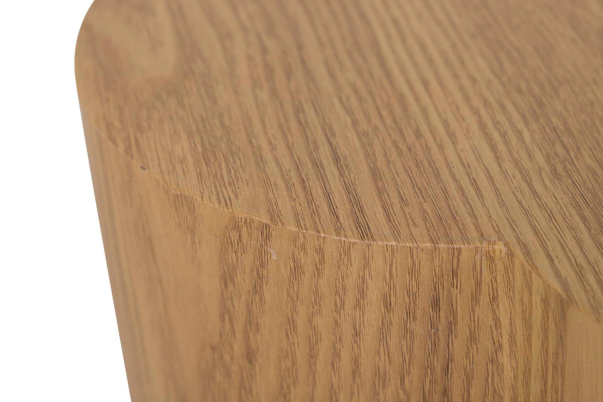 Definir 2 tabelas mdf marron 59x59x41 40x40x52cm