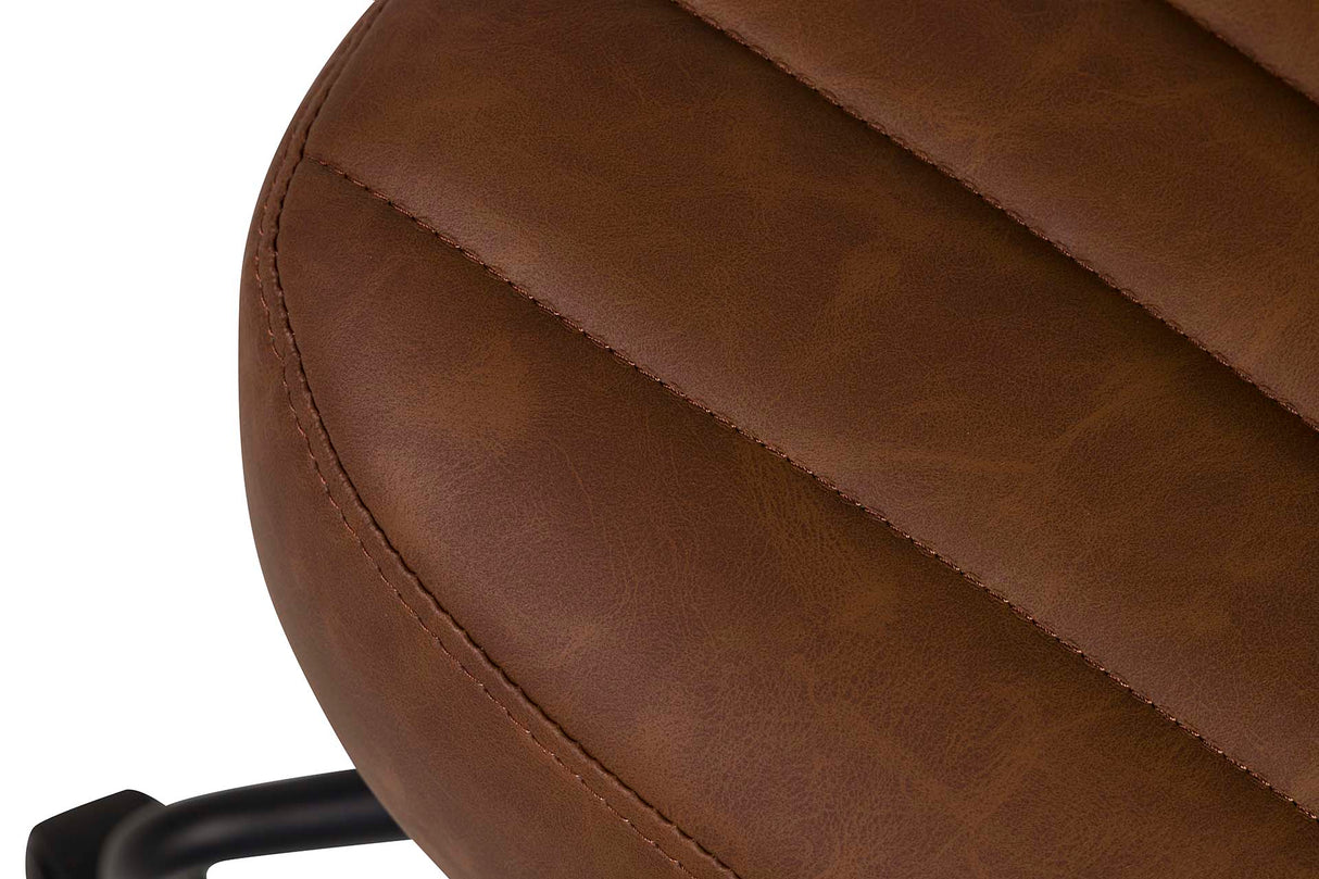 Cadeira de mesa ajustável marrom 65x68x97/103 cm