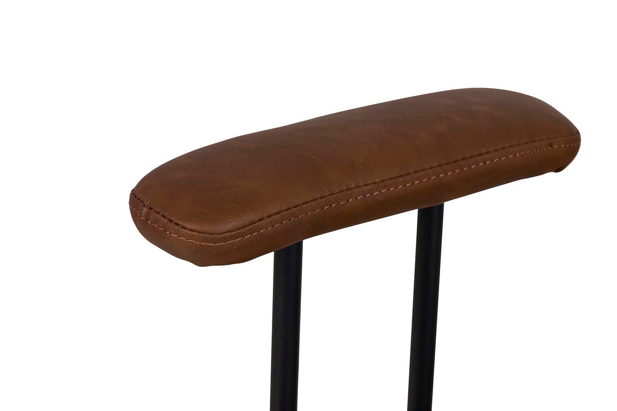 Cadeira de mesa ajustável marrom 65x68x97/103 cm