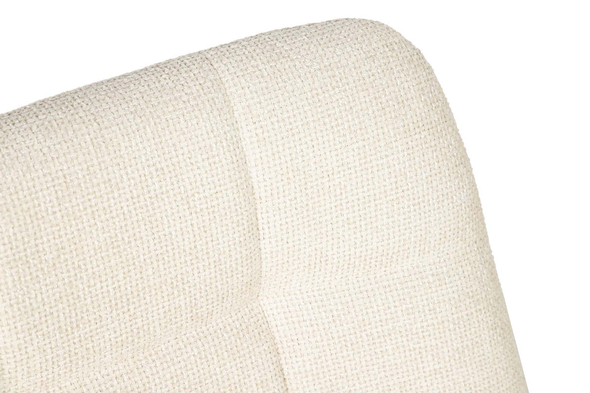 SILLA METAL POLIESTER BEIGE NEGRO 48x56x80 CM