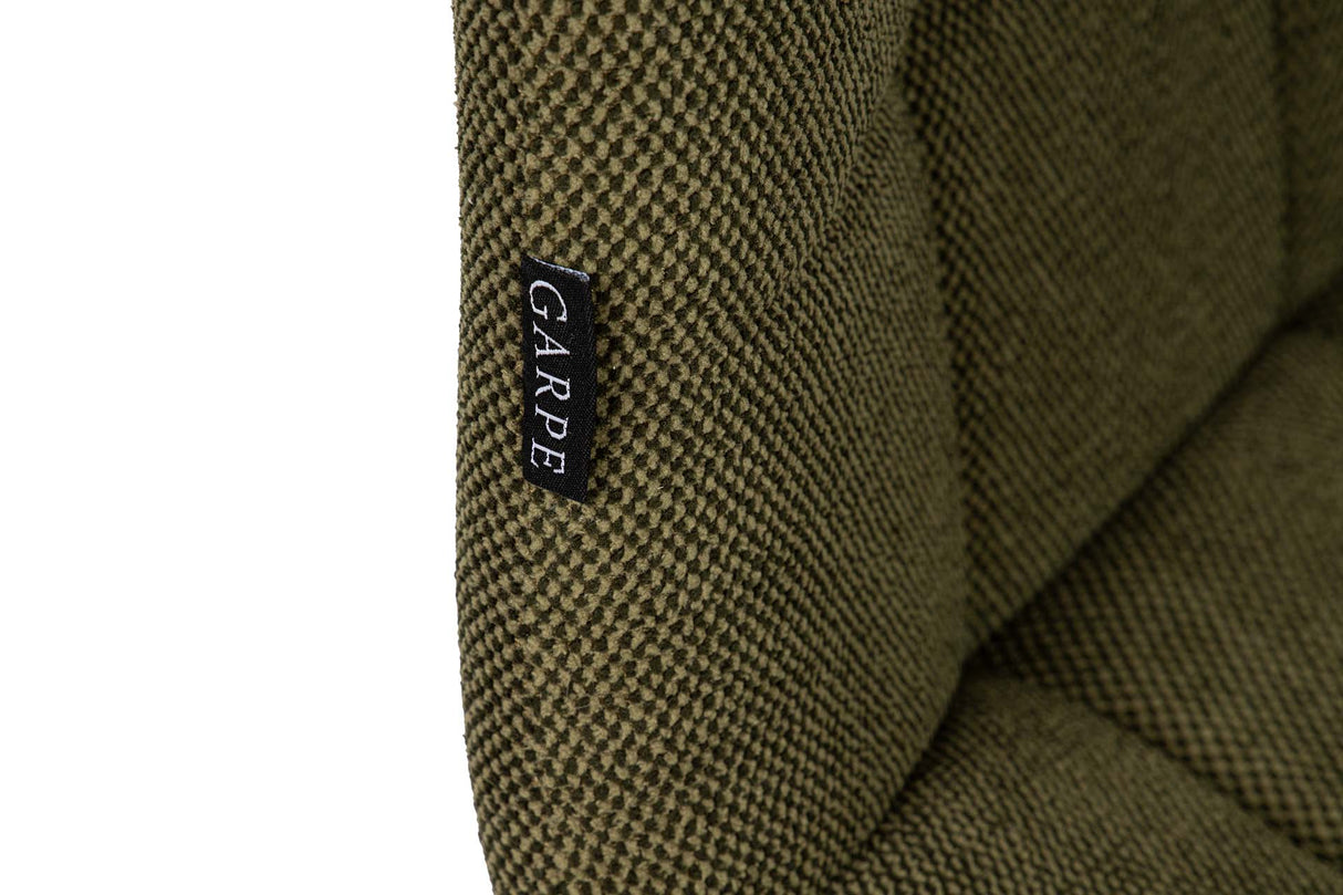 SILLA METAL POLIESTER VERDE NEGRO 48x56x80 CM