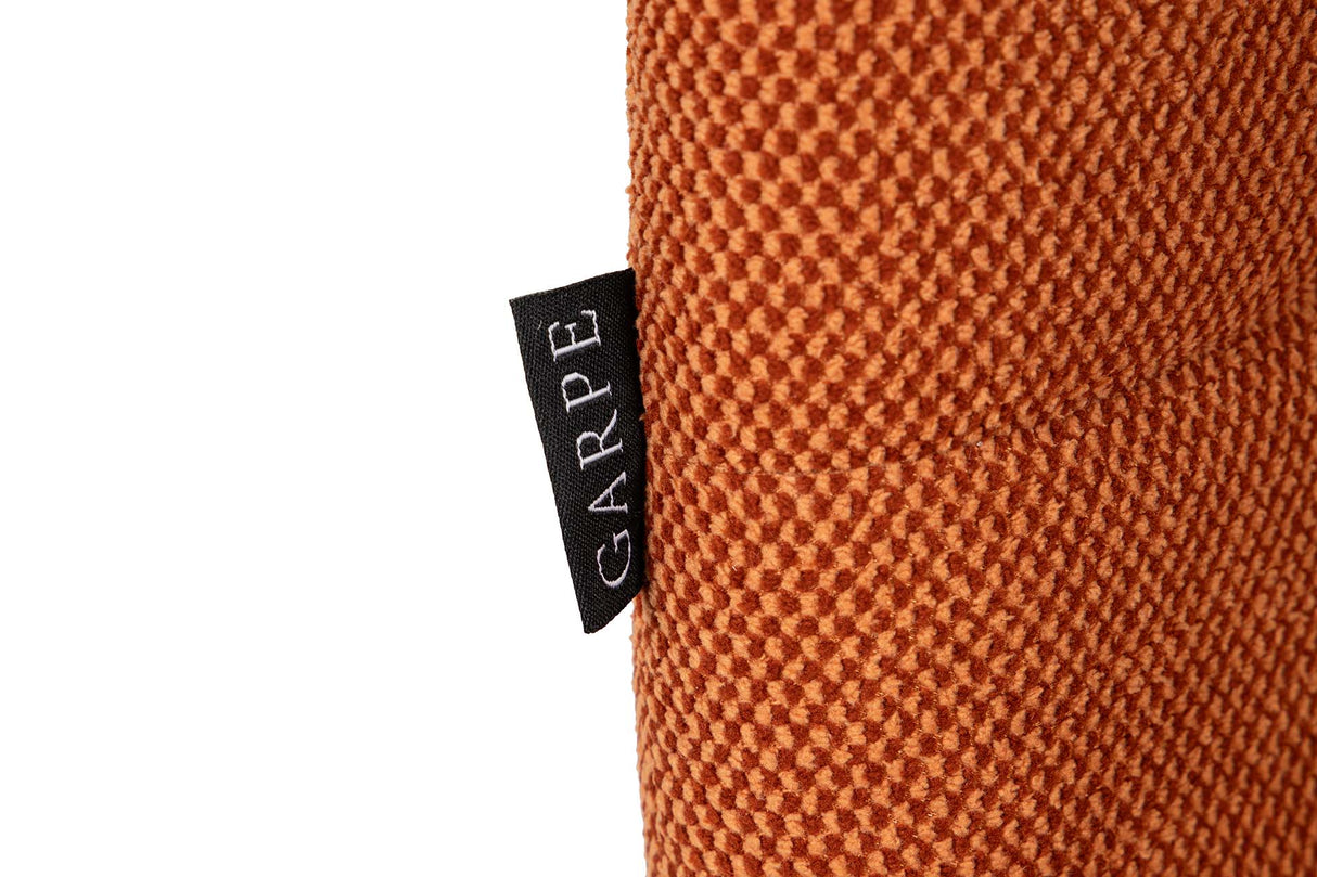 SILLA METAL POLIESTER NARANJA NEGRO 48x56x80 CM