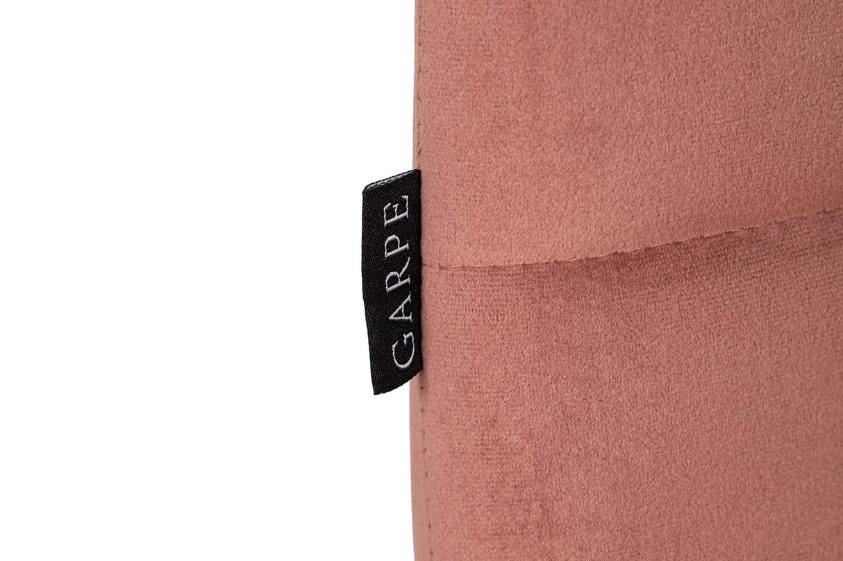 SILLA METAL VELVET ROSA NEGRO 48x56x80 CM