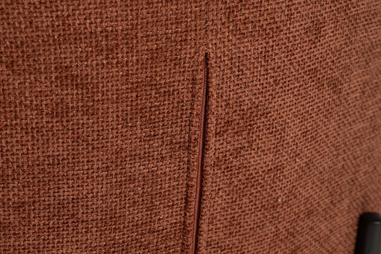 SILLA METAL POLIESTER GRANATE NEGRO 59x62x80 CM