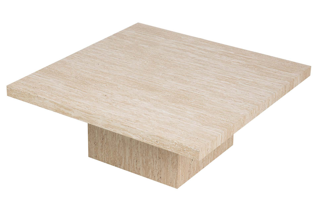 MESA DE CENTRO MDF MARRON 80x80x32 CM