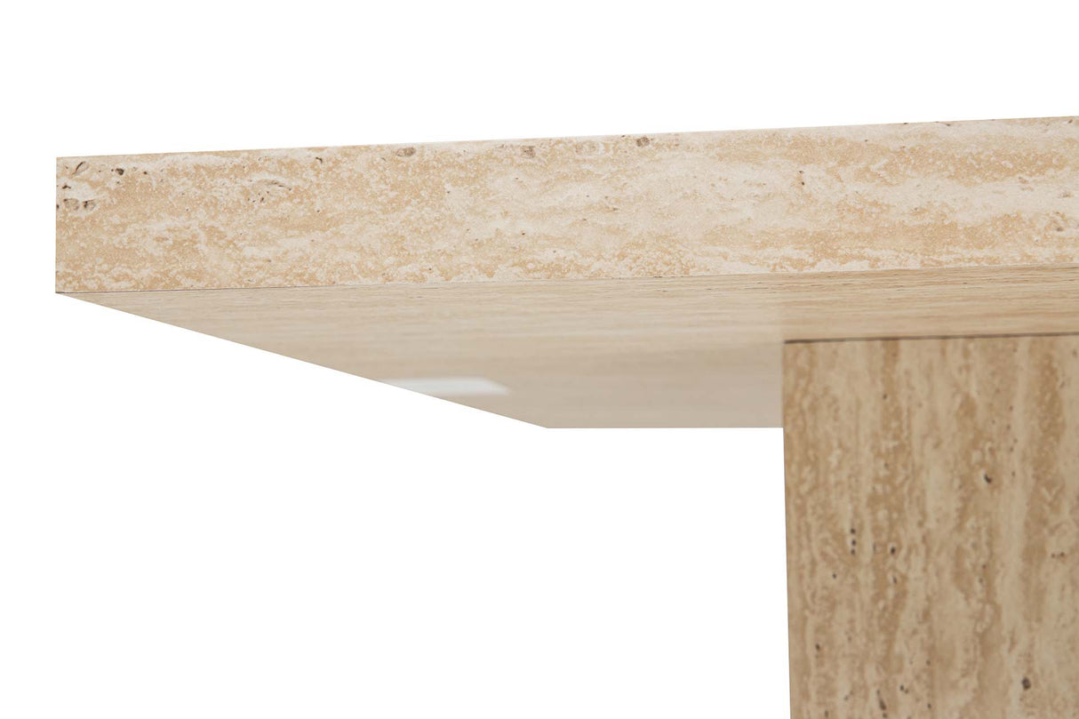 MESA DE CENTRO MDF MARRON 80x80x32 CM