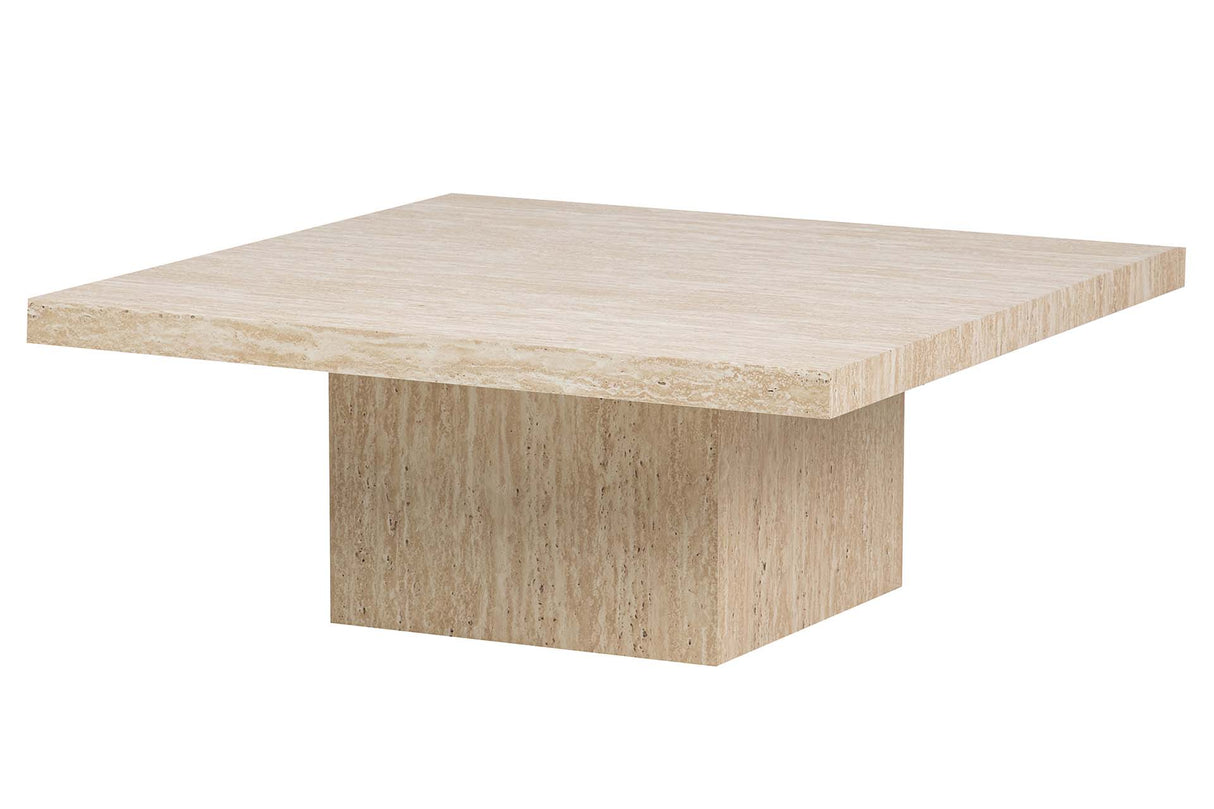 MESA DE CENTRO MDF MARRON 80x80x32 CM