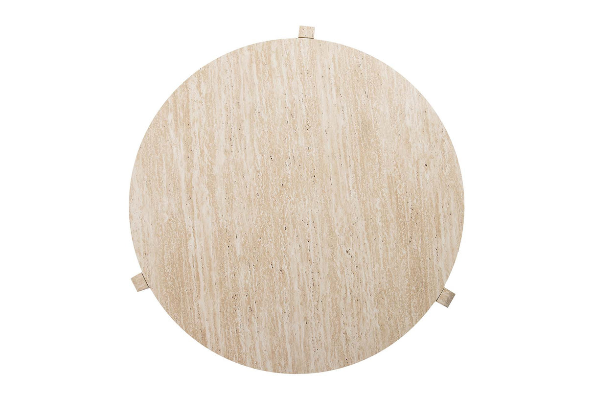 MESA DE CENTRO MDF MARRON 80x80x32 CM