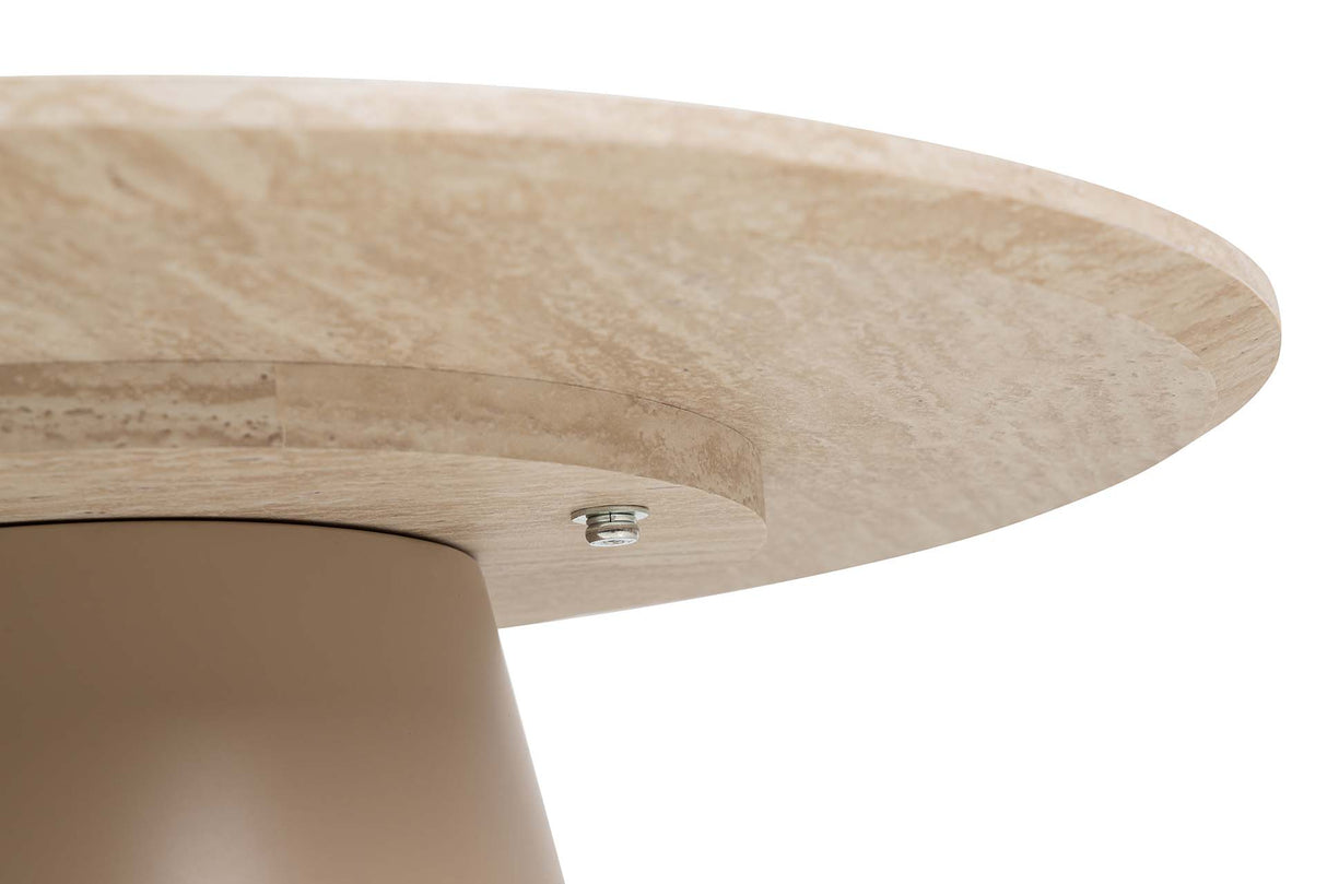 MESA DE CENTRO MDF MARRON 60x60x40 CM