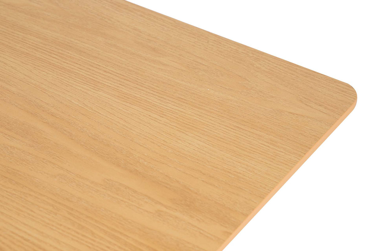 MESA DE COMEDOR MDF METAL GRIS NEGRO 80x80x75 CM