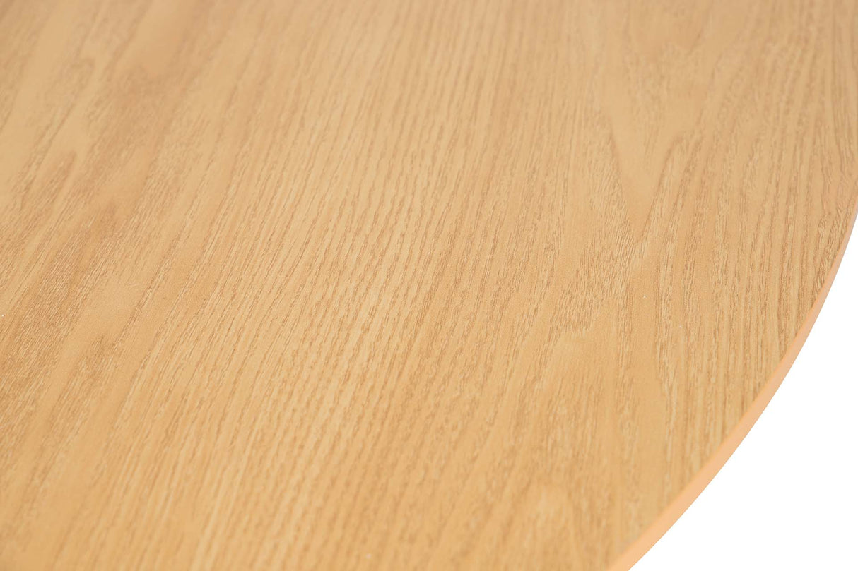 MESA DE COMEDOR MDF METAL GRIS NEGRO 100x100x75 CM