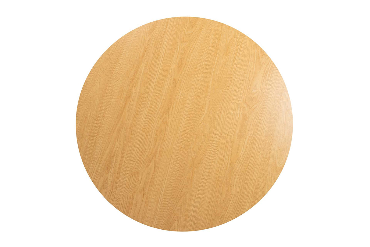 MESA DE COMEDOR MDF METAL GRIS NEGRO 100x100x75 CM