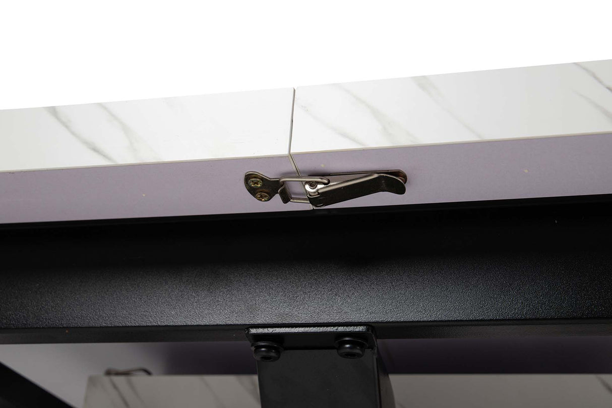 MESA DE COMEDOR EXTENSIBLE MDF 160-200x90x75 CM