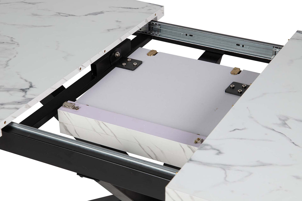 MESA DE COMEDOR EXTENSIBLE MDF 160-200x90x75 CM