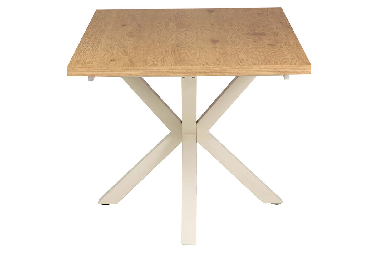 MESA DE COMEDOR EXTENSIBLE MDF 160-200x90x75 CM