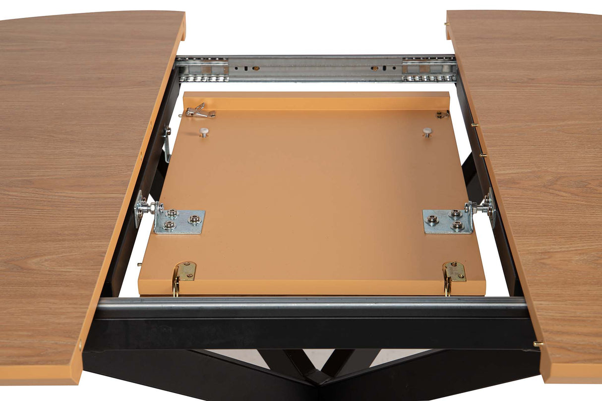 MESA DE COMEDOR EXTENSIBLE MDF 120-160x90x75 CM